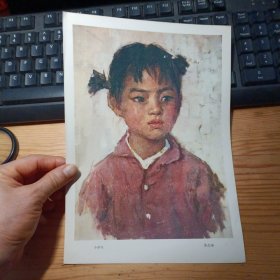 小学生：16开散页油画一张