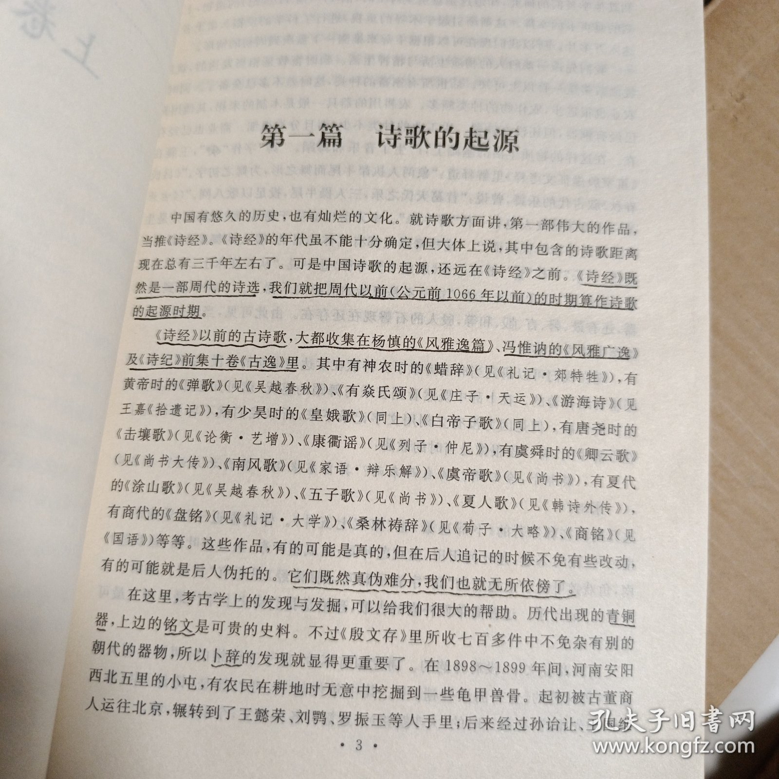 中国诗史（ 山东大学文史书系）