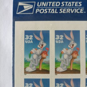 外国邮票美国邮票兔八哥 BUugs Bunny USA stamp