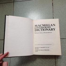 MACMILLAN CONTEMPORARY DICTIONARY（麦克米伦当代英语词典）精装