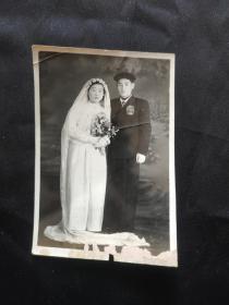 老照片:民国时期结婚照