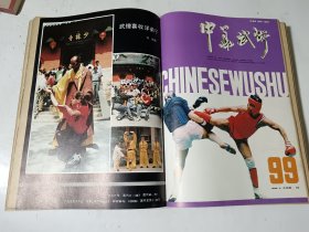 中华武术1992年1-12册全年合订本，品好