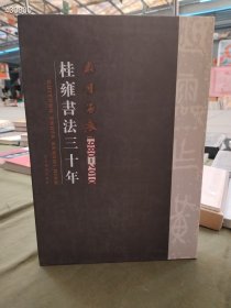 桂雍书法三十年 2011年08月第一版 精装艺术售价368元包邮 精装版八开厚重