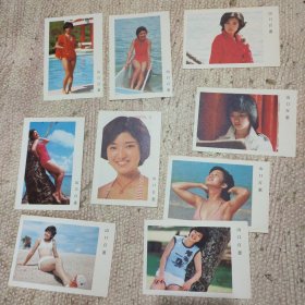 山口百惠画片 六张山口百惠画片 九张