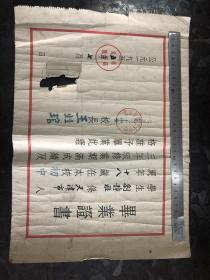 1955年北京市第三十中学毕业证书