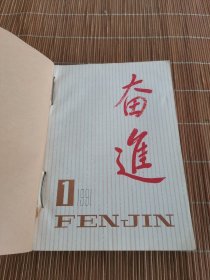 奋进 1991年1、2期92年1-12期含创刊号合订本