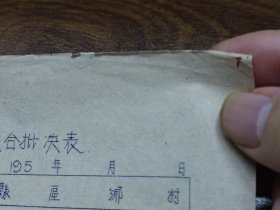 195*年广东省粤西办事处逮捕人犯处理意见联合批决表（未填写）