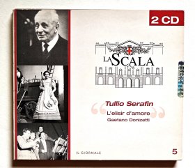 欧版2CD塞拉芬指挥斯卡拉歌剧院多尼采蒂歌剧作品选serafin塞拉芬 二手CD唱片，播放正常，请认真看图，不想来回折腾 三单包邮，六单九折包邮