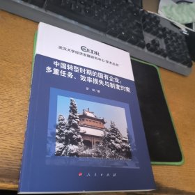 中国转型时期的国有企业：多重任务、效率损失与制度约束（武汉大学经济发展研究中心学术丛书）