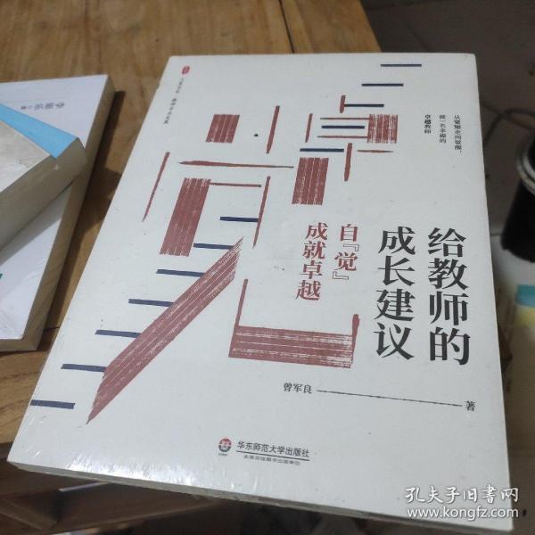 给教师的成长建议：自“觉”成就卓越 大夏书系