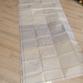 喀喇沁旗龙头山上木地排关站工程平面示意图。
