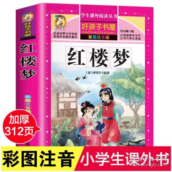 红楼梦 彩图注音版 少儿中外注音名著 张永梅 编