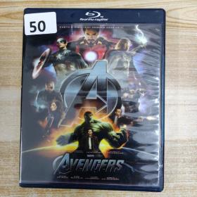 50影视光盘DVD：AVENGERS 一张碟片盒装