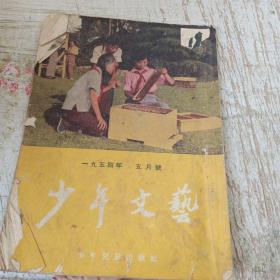 少年文艺 1954年五月号（无书皮有水印）