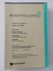 MODERN PHYSICS LETTERS B Volume23,Number3January30,2009 P229-548