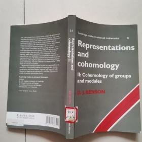 epresentations and Cohomology: Volume 2, Cohomology of Groups and Modules 表示与同调：第2卷，群与模的同调