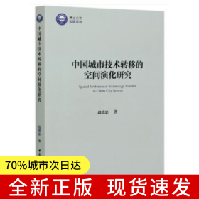 中国城市技术转移的空间演化研究