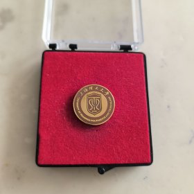 上海理工大学校徽徽章咖色
