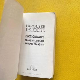 Larousse de poche dictionnaire francais-anglais, anglais-francais