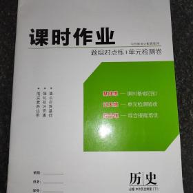 人教版历史必修中外历史纲要下册课时作业