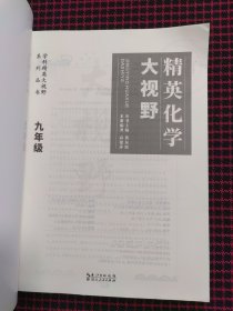 精英化学大视野（正版现货无笔记，内页品好）