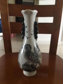 搬家处理一批古玩杂项—花鸟老瓶