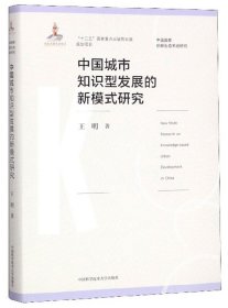 【正版书籍】中国城市知识型发展的新模式研究