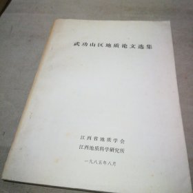 武功山区地质论文选集