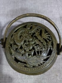 小手炉古风暖手炉黄铜香炉家用室内香篆随身手暖炉檀香沉香熏香炉