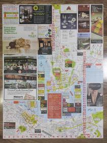 【旧地图】香港旅游地图 大4开 1985年版