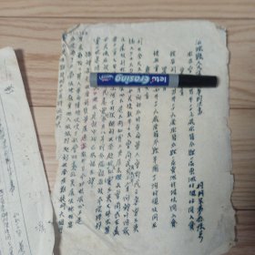 1954年 河北省沽源县 刑事判决书 手写判决书原稿 通奸