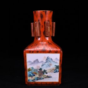 《精品放漏》乾隆六管瓶——清代瓷器收藏