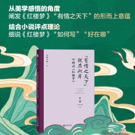 "有情之天下"就在此岸 叶朗谈《红楼梦》叶朗北京大学出版社