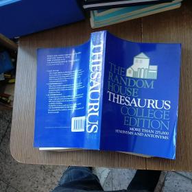 THE RANDOM HOUSE THESAURUS COLLEGE EDITION MORETHAN 275.000 SYNONYMS AND ANTONYMS 外文版  实物拍图 现货