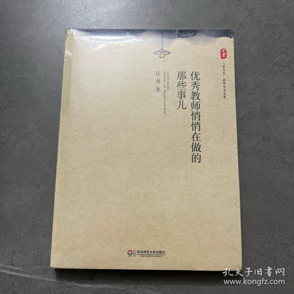 大夏书系·教育专业发展：优秀教师悄悄在做的那些事儿