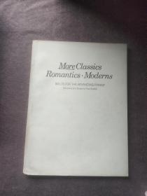 MoreClassics
Romantics·Moderns
SOLOS FOR THE ADVANCING PIANIST
Compiled and Edited by Paul Sheftel