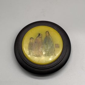 红木镶嵌底座 尺寸如图
