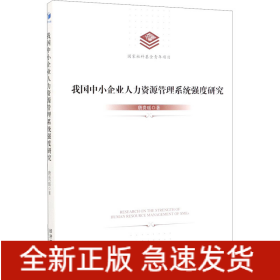 我国中小企业人力资源管理系统强度研究