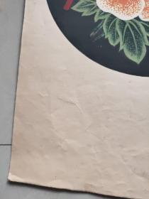 漆画 “嵌粉牡丹宫灯纹”合盘(原稿)