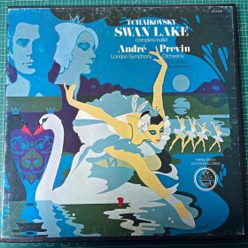 swan lake（芭蕾舞全集，伦敦交响乐团）-柴可夫斯基指挥-小提琴独奏：艾达亨德尔-原版黑胶唱片