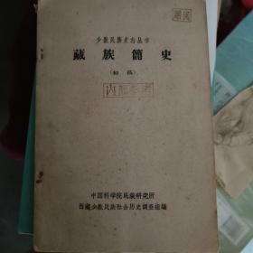 藏族简史（初稿），少数民族史志丛书