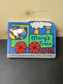小鼠波波开火车 儿童英语启蒙纸板书 英文原版 Maisy's Train 2-5岁 进口童书 亲子互动宝宝幼儿睡前故事书卡通绘本