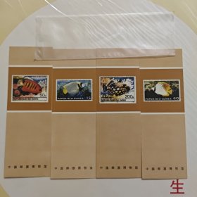 中国邮票博物馆书签一套4枚全，老书签卡片，完美品相