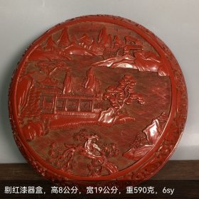 剔红漆器盒2