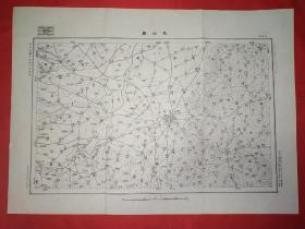 民国十九年山西省长治县原版老地图(研究地方志文献必备资料)