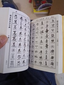中华名家书法字典 赵孟頫书法字典（下）