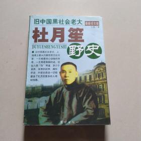 杜月笙野史、旧中国黑社会老大