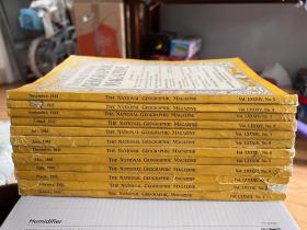 （从美国发货）national geographic美国国家地理1943年1.2.3.4.5.6.7.8.9.10.11.12月，全年12册(包含大量彩色插图)