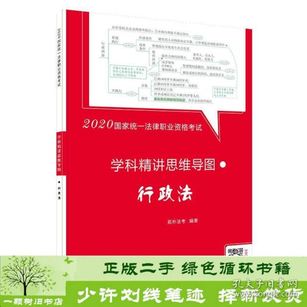 司法考试20202020国家统一法律职业资格考试学科精讲思维导图：行政法