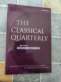 THE CLASSICAL QUARTERLY 古典季刊 2018年 VOLUME 68 NUMBER 1 英文原版（轻微磕碰）